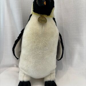 Miyoni Aurora Plush Emperor Penguin Stuffed Animal 15”
